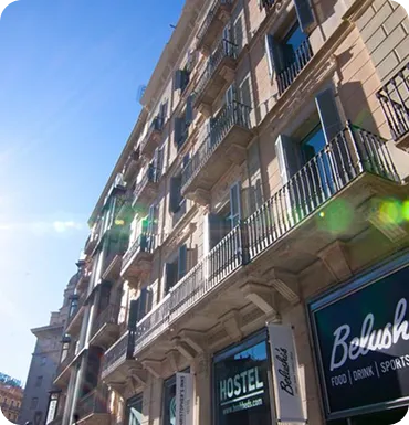 Fachada del St Christopher's Inn Barcelona